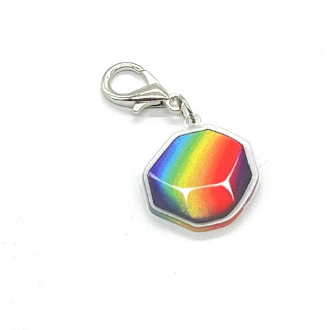 Acrylic Lanyard Charm - Prismatic Shard