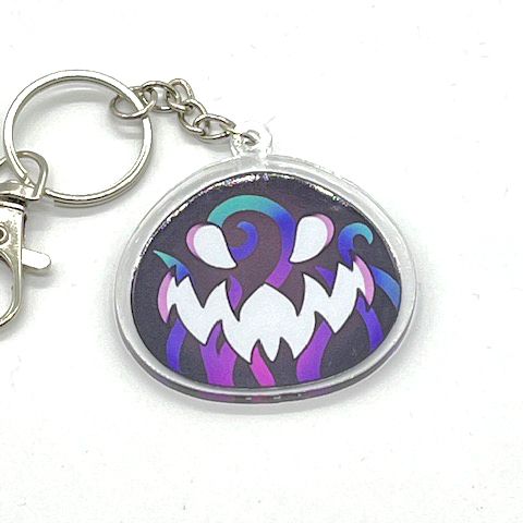 Tarr Slime acrylic charm keychain, zipper clip