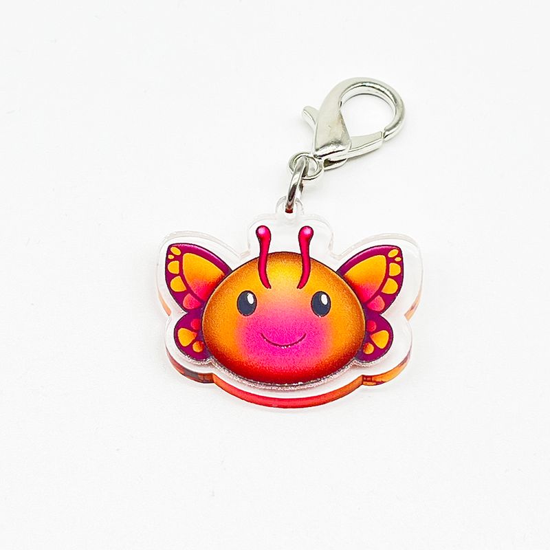 Acrylic Lanyard Charm - Butterfly Slime