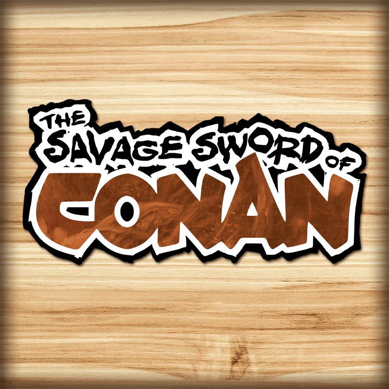 Waterproof sticker - Barbarian Comic Variation 8