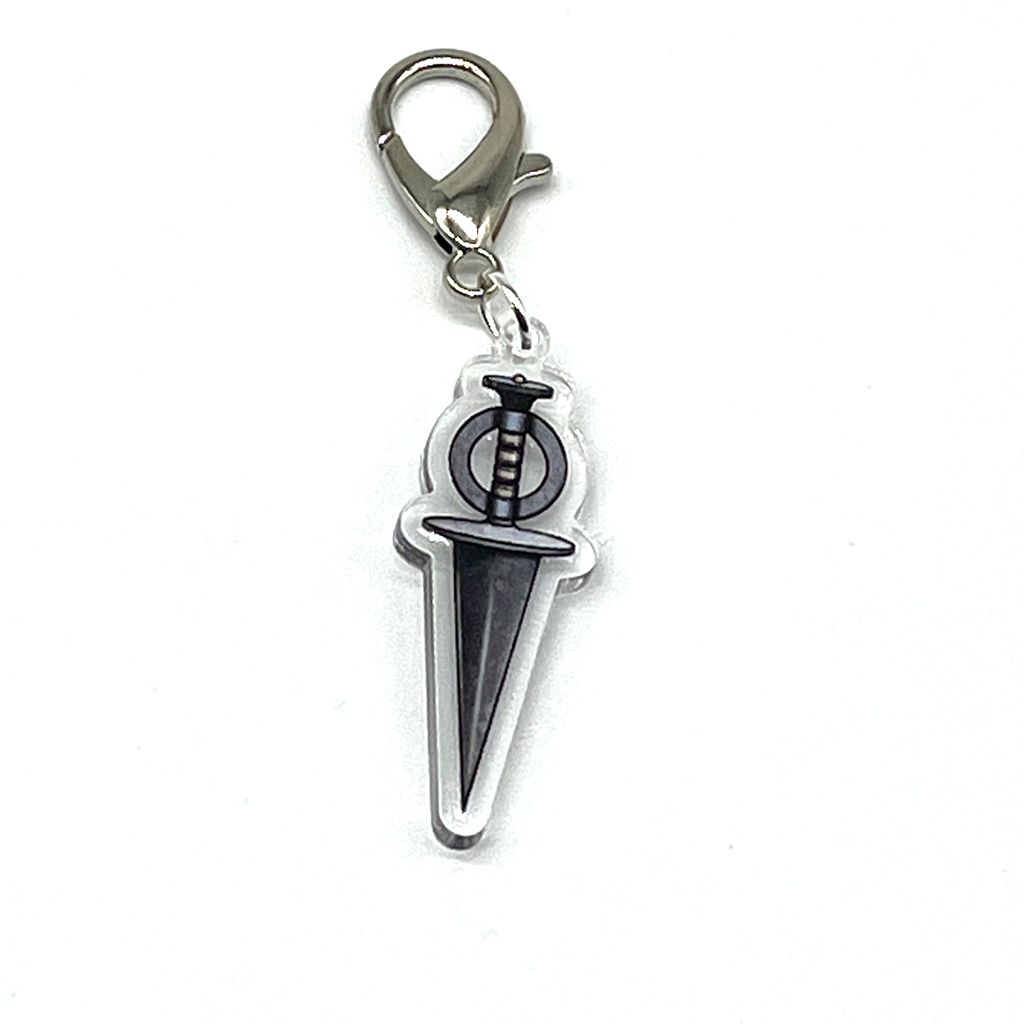 Acrylic Lanyard Charm - Moiety Dagger