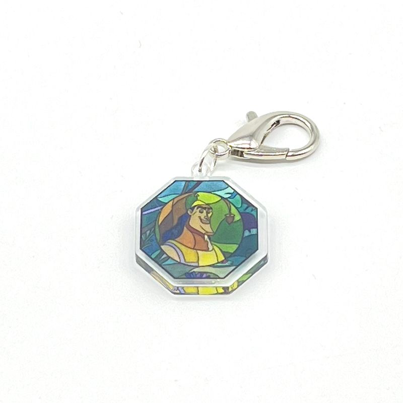 Acrylic Lanyard Charm - Stained Glass Kronk