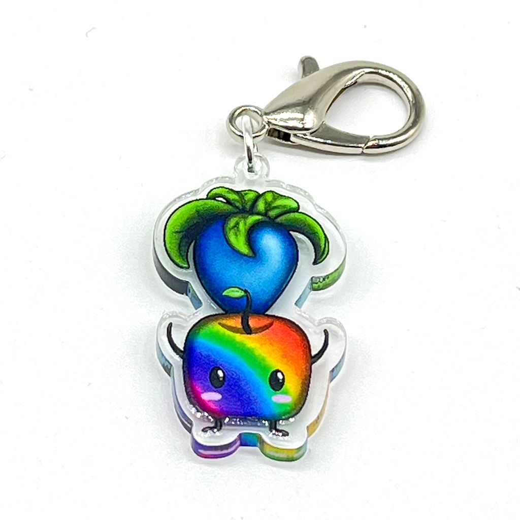 Acrylic Lanyard Charm - Prismatic Junimo