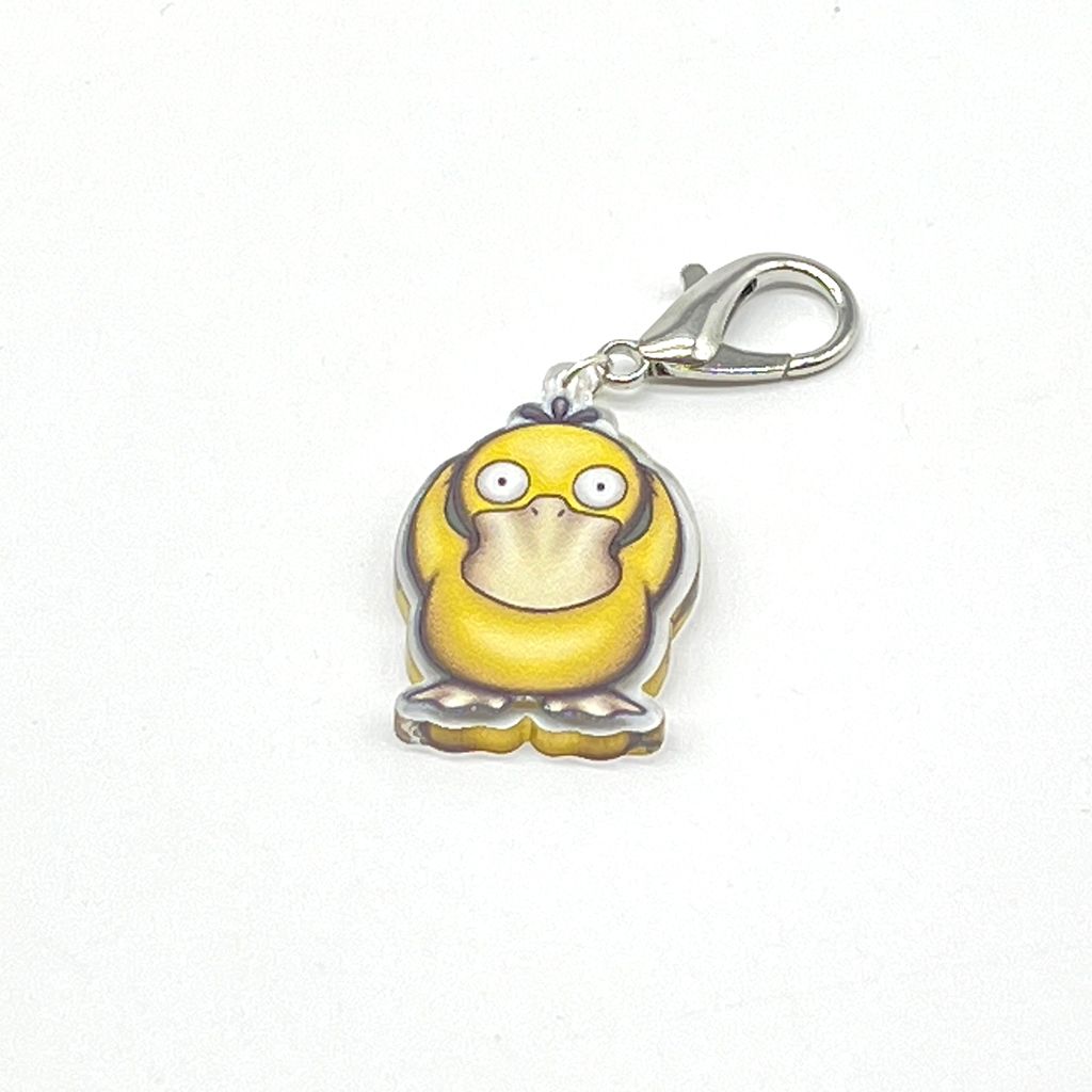 Acrylic Lanyard Charm - Migraine Duck