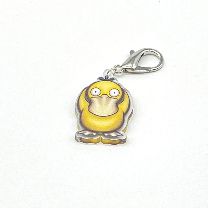 Acrylic Lanyard Charm - Migraine Duck