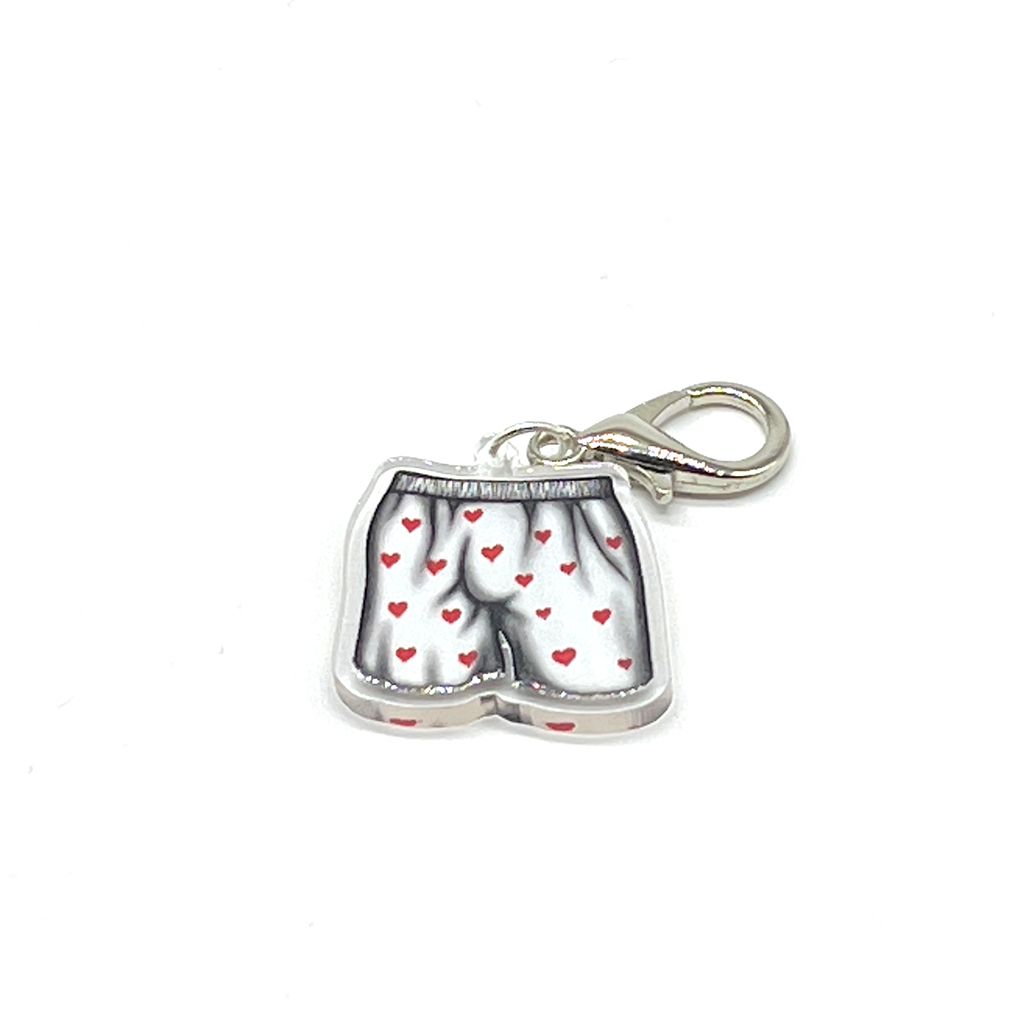 Acrylic Lanyard Charm - Carl&#39;s Boxers