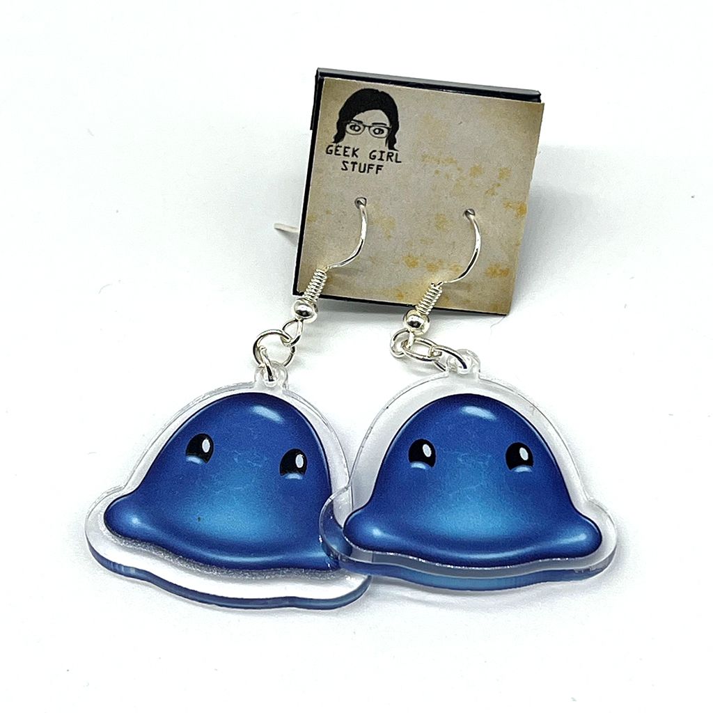 Puddle Slime acrylic charm earrings