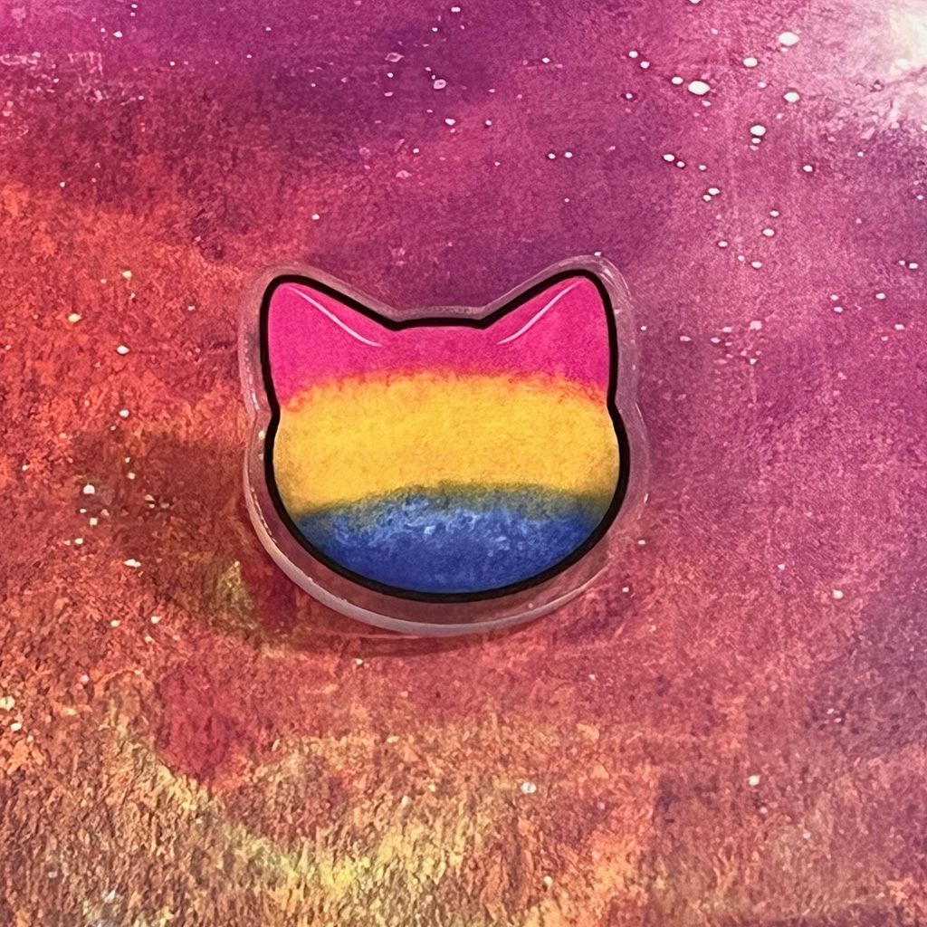 Acrylic pin - Pansexual Pride Acrylic pin - Pansexual Pride