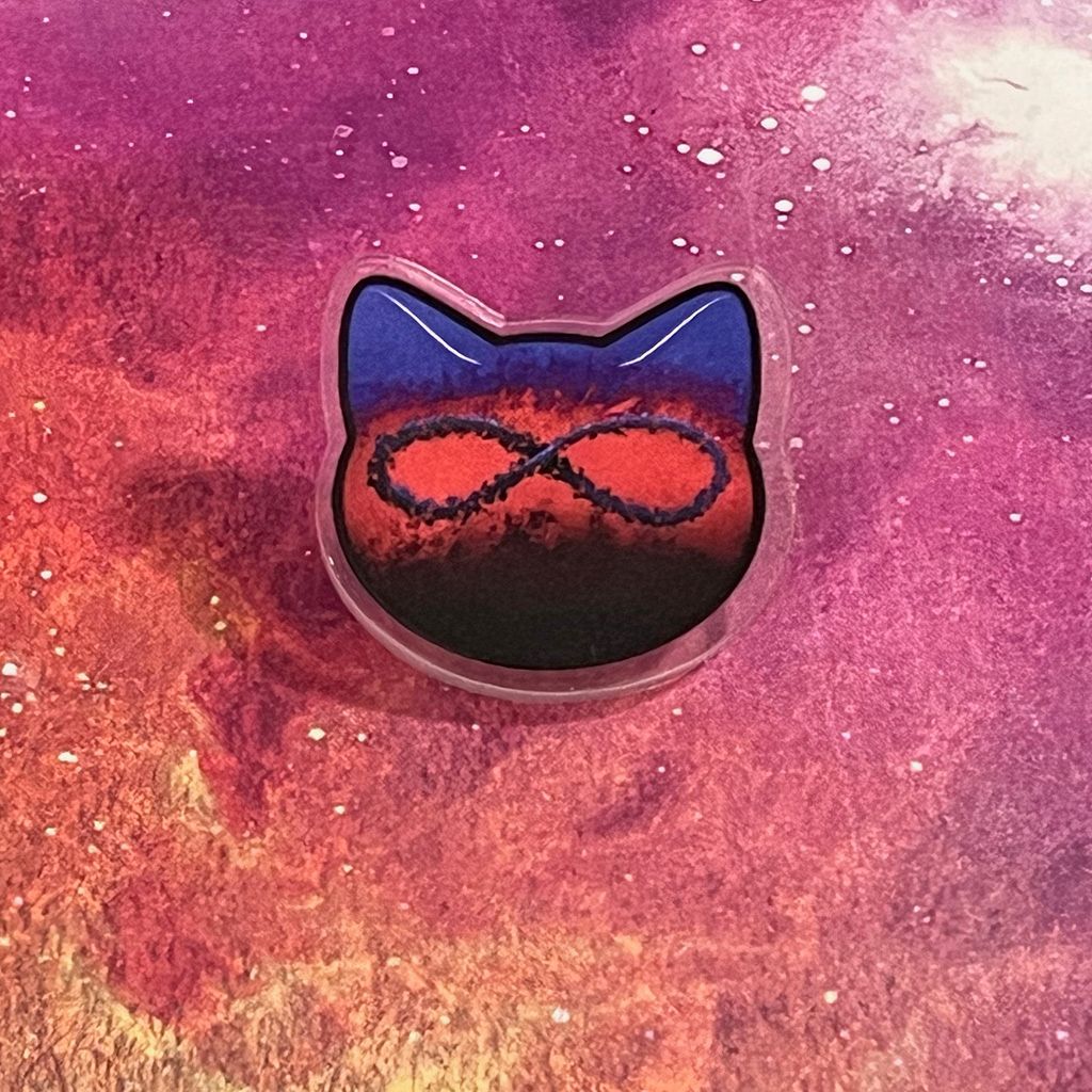 Acrylic pin - Polyamorous Pride Acrylic pin - Polyamorous Pride