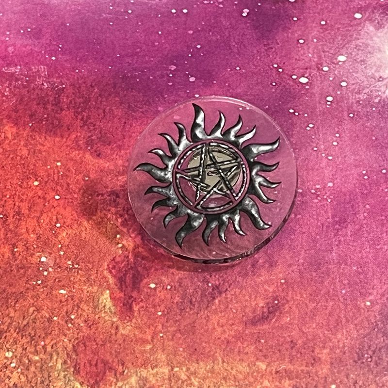Acrylic pin - Anti-Possession Sigil