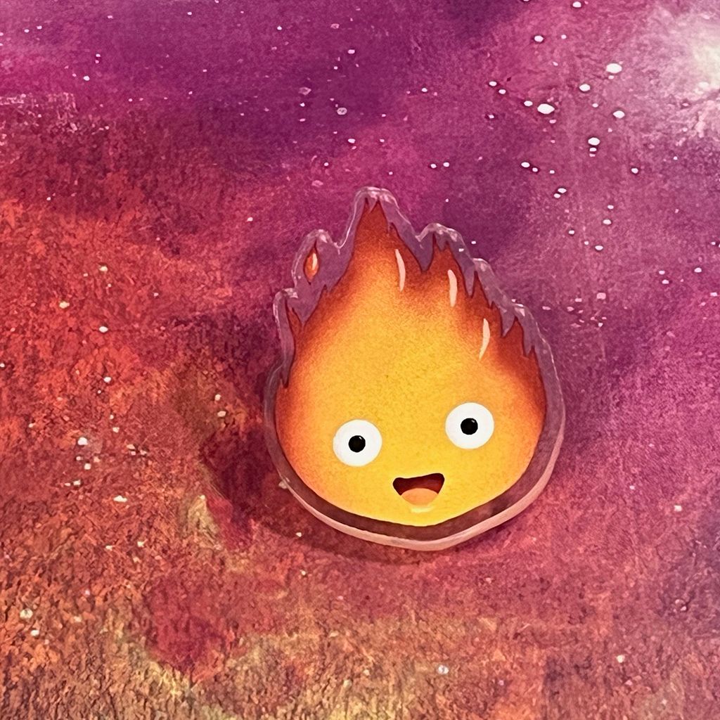 Acrylic pin - Fire Friend
