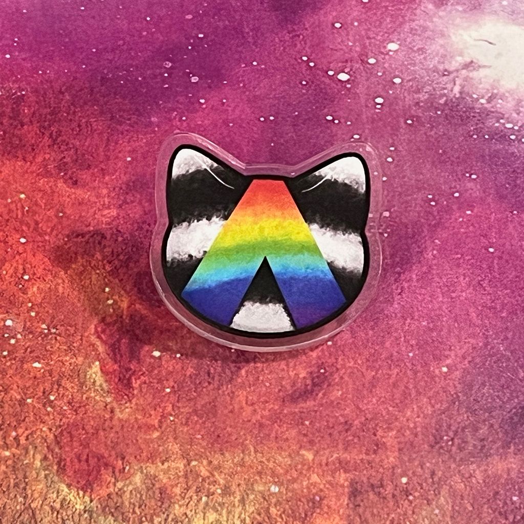 Acrylic pin - Straight Ally