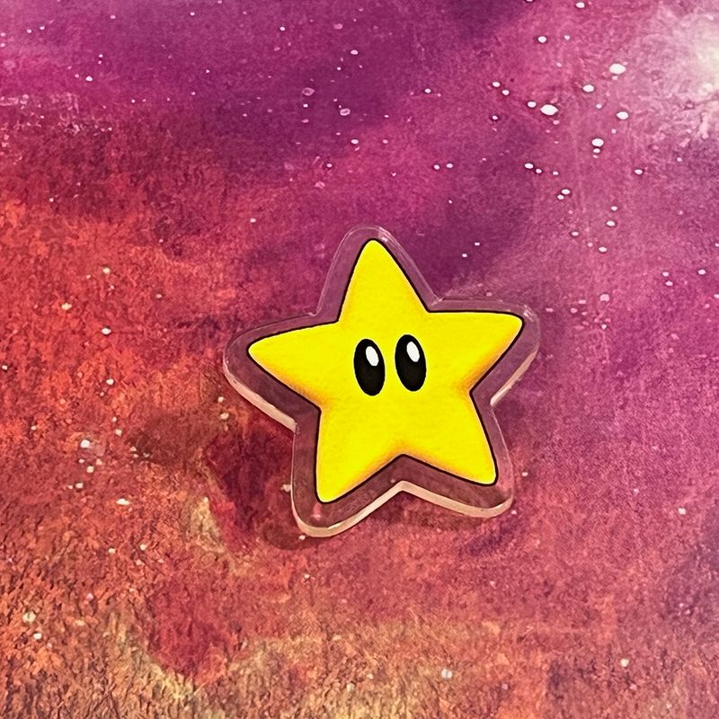 Acrylic pin - Star