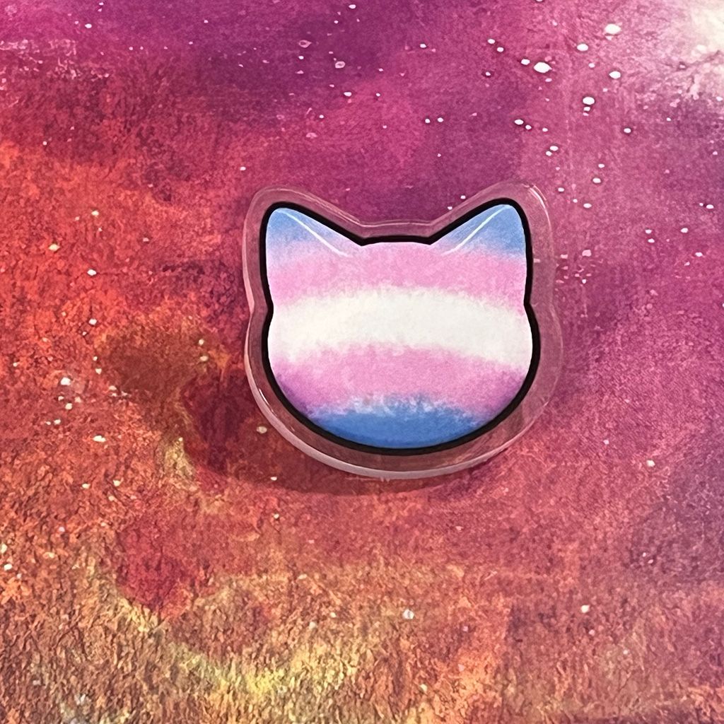 Acrylic pin - Trans Pride Acrylic pin - Trans Pride