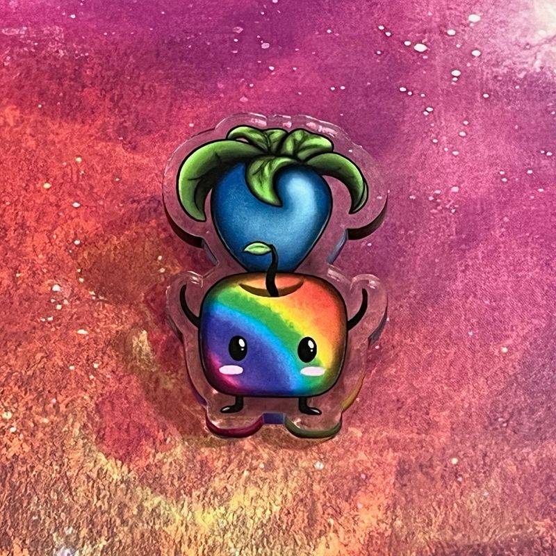 Acrylic pin - Prismatic Junimo