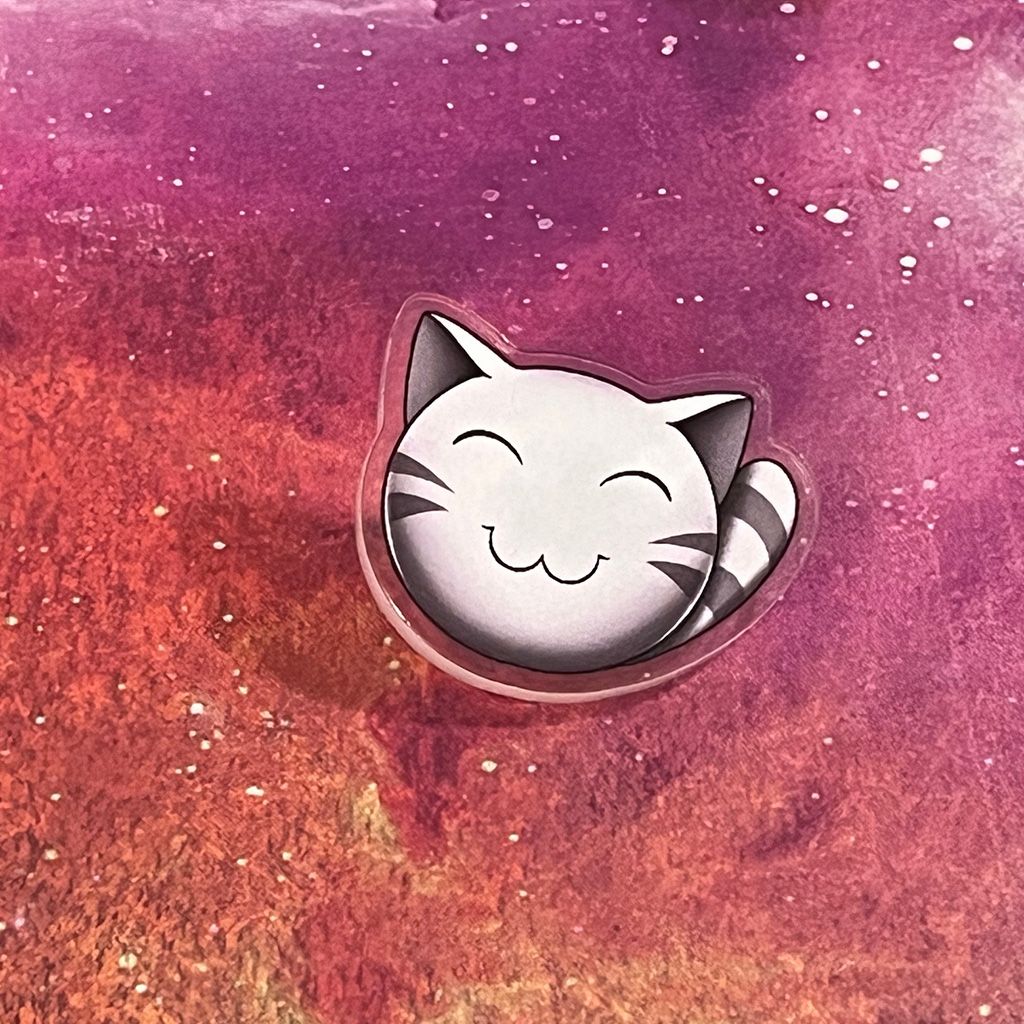 Acrylic pin - Tabby slime