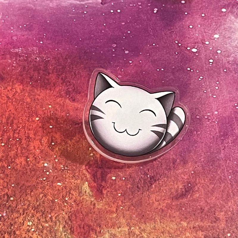 Acrylic pin - Tabby slime
