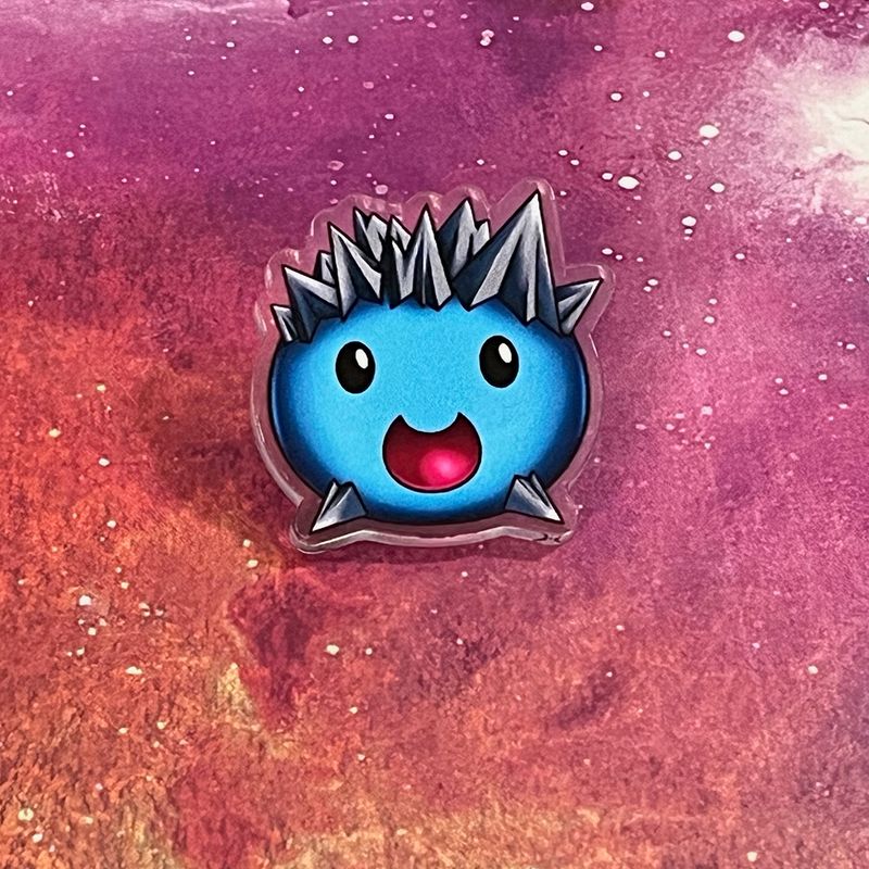 Acrylic pin - Rock slime