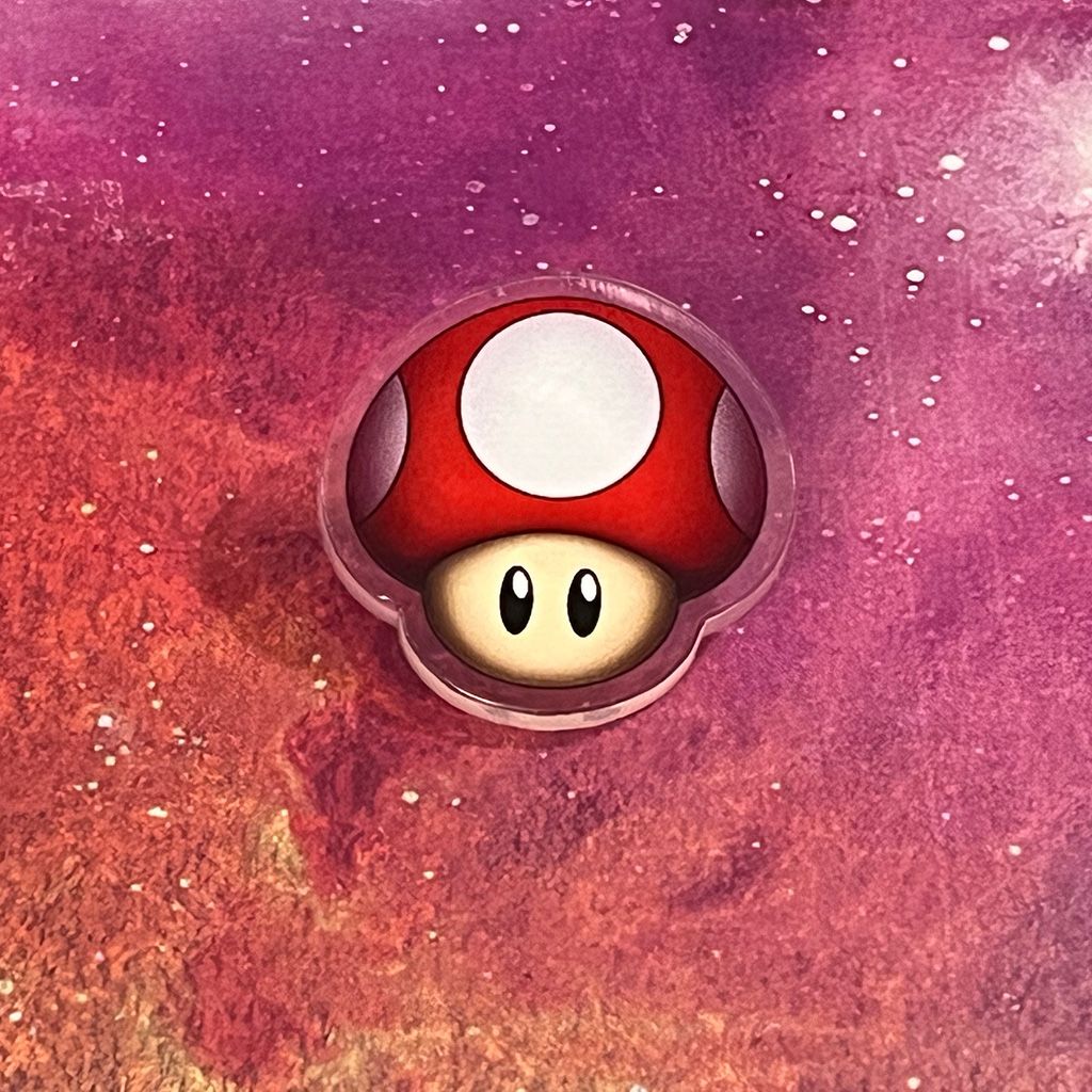 Acrylic pin - Mushroom