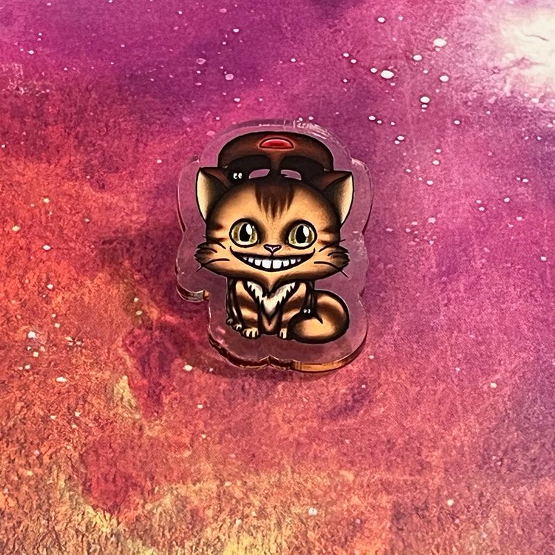 Acrylic pin - Kitten Bus