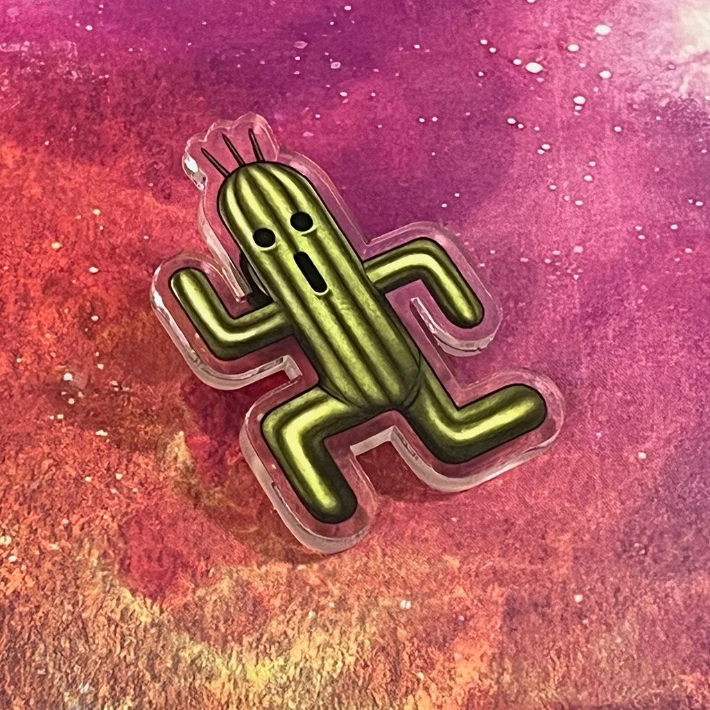 Acrylic pin - Cactus