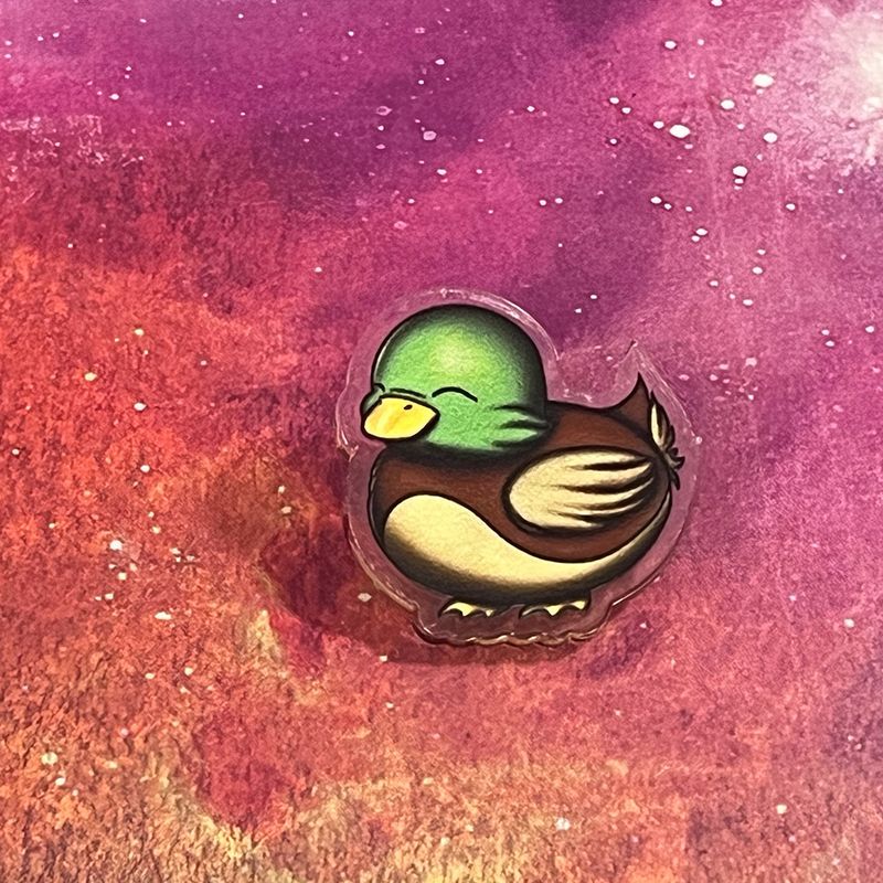 Acrylic pin - Chubby Duck