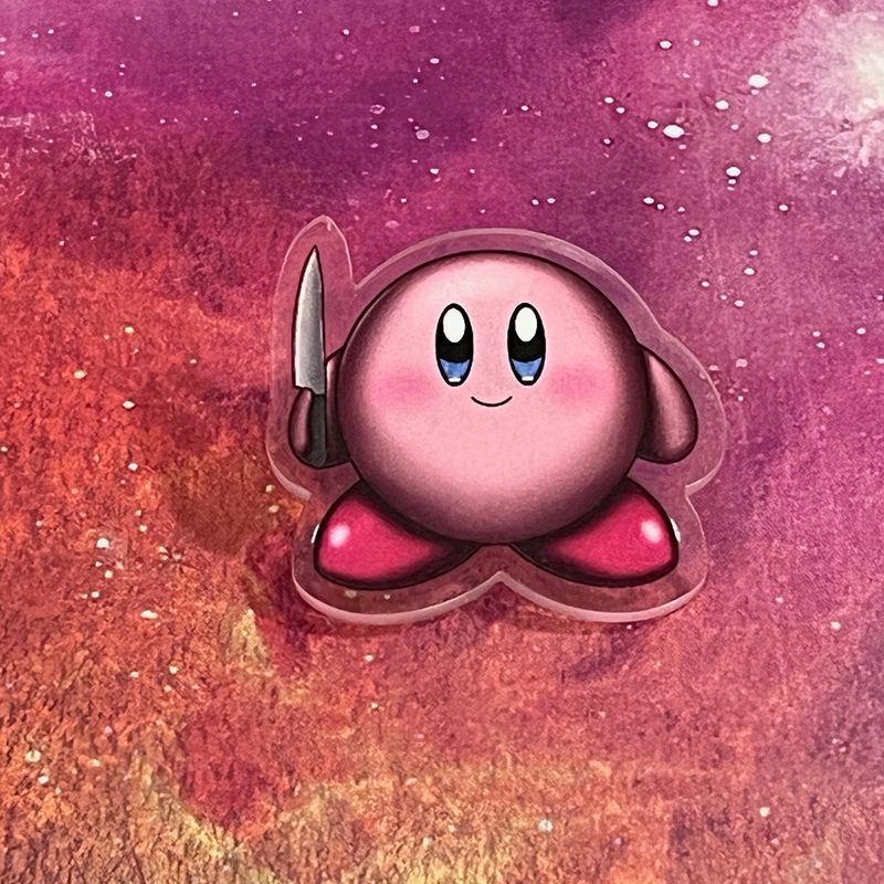 Acrylic pin - Pink Blob