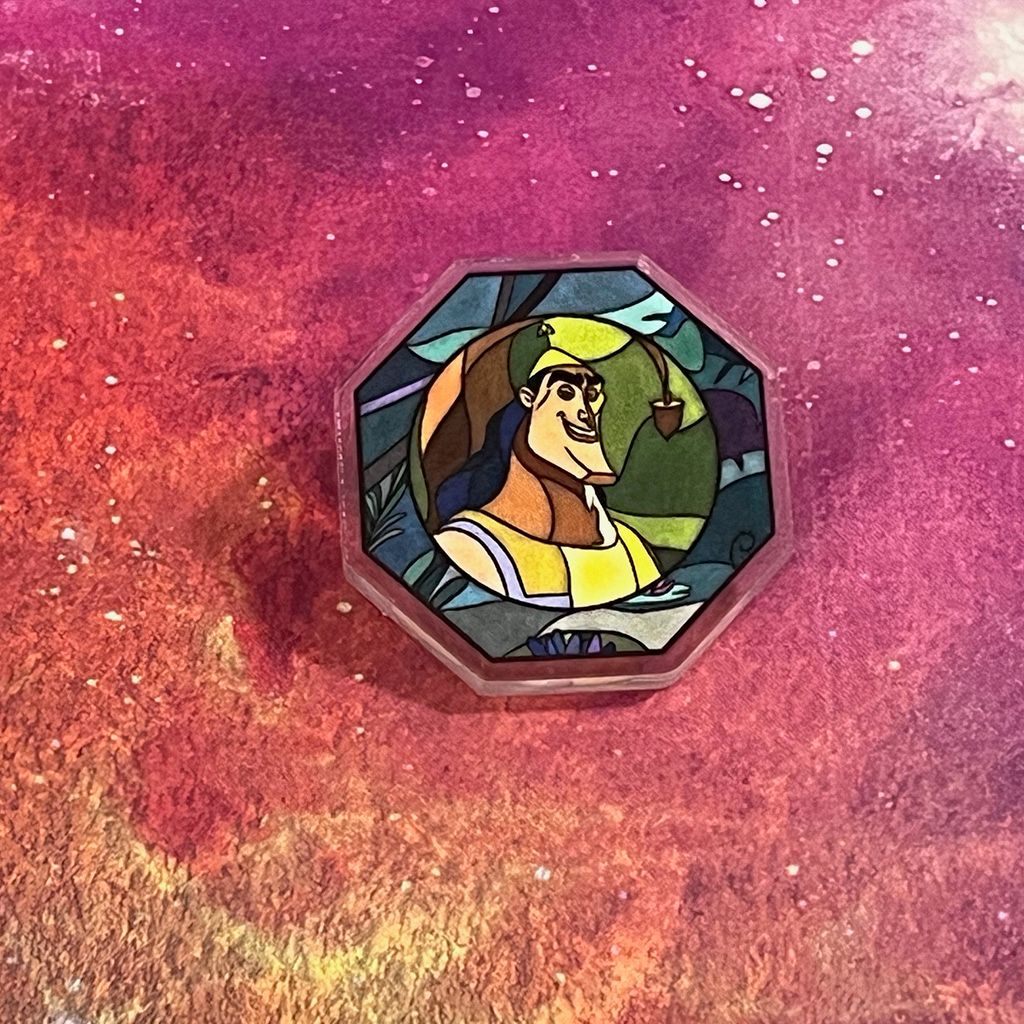 Acrylic pin - Stained Glass Kronk