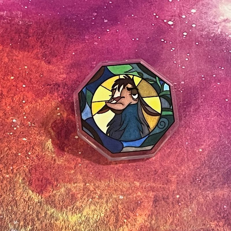 Acrylic pin - Stained Glass Kuzco