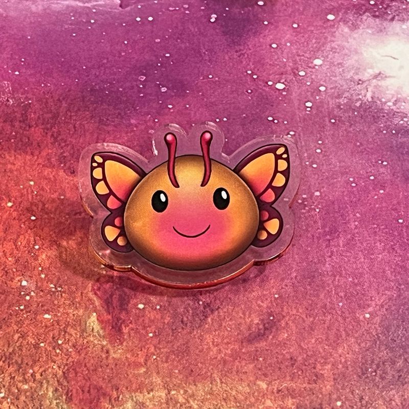 Acrylic pin - Butterfly Slime