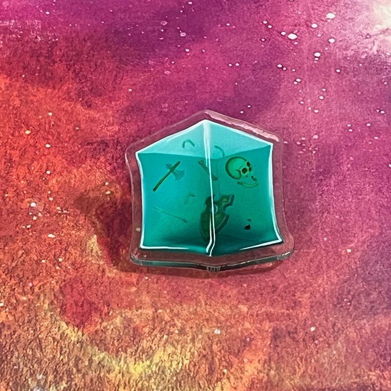 Acrylic pin - Jelly the Gelatinous Cube