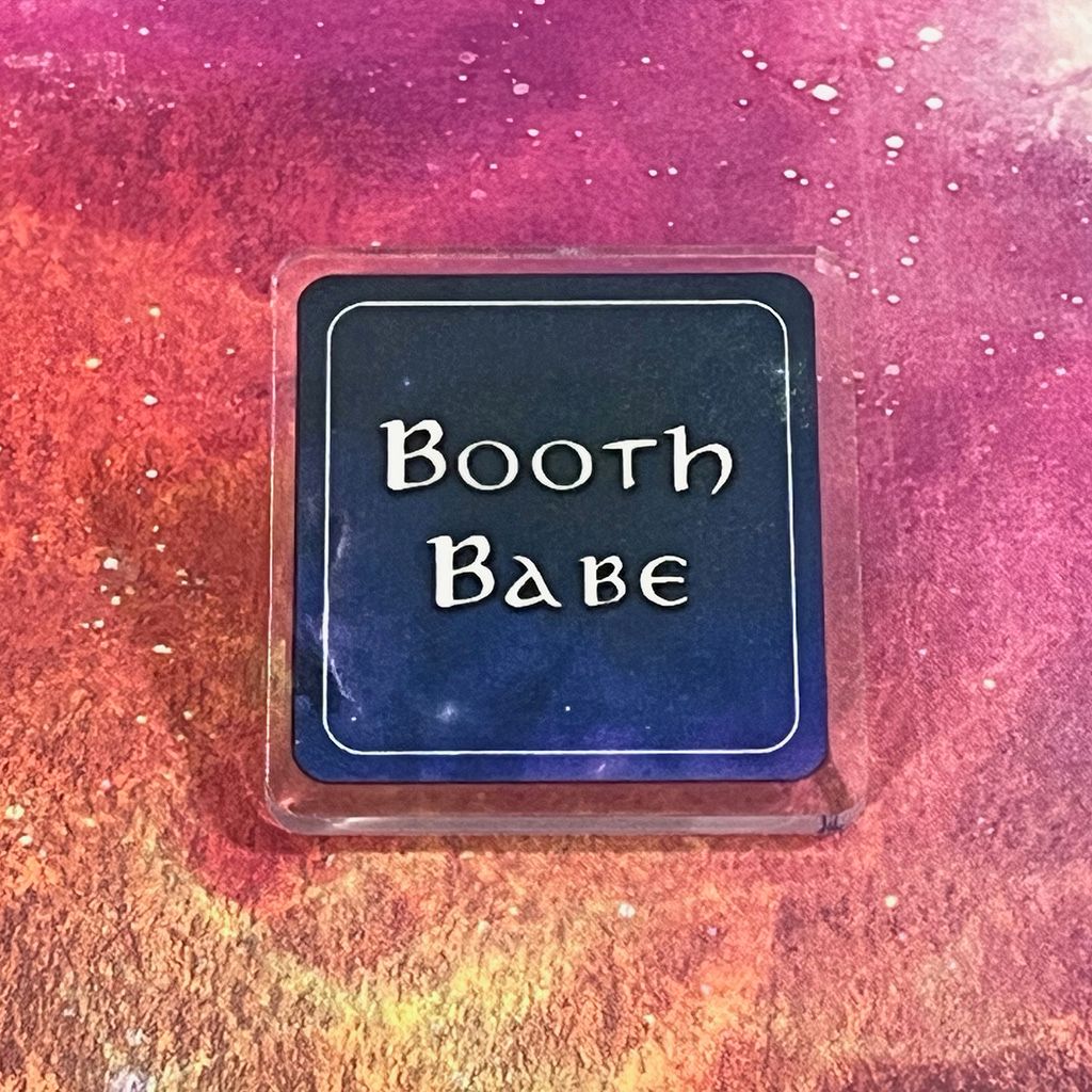 Acrylic pin - Booth Babe