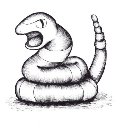 Snake drawing