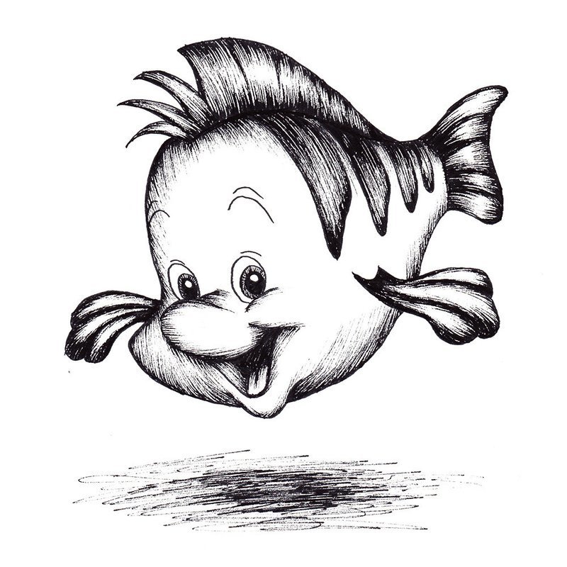 Fish drawing