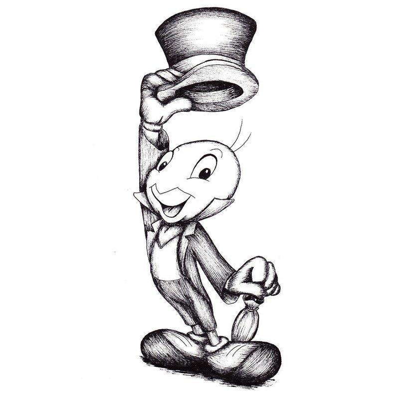 Cricket drawing
