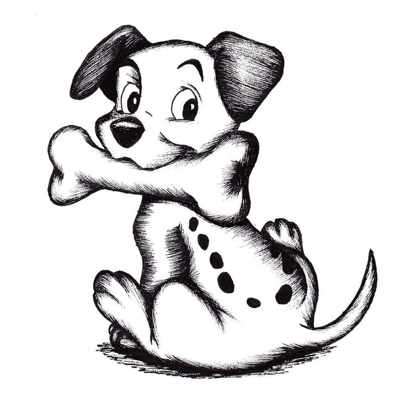 Dog drawing
