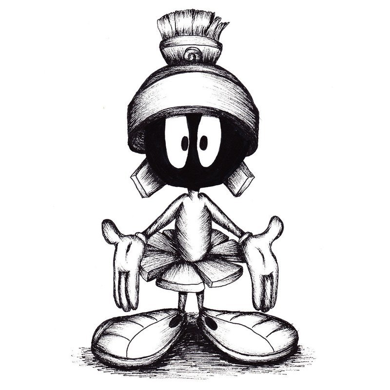 Martian drawing