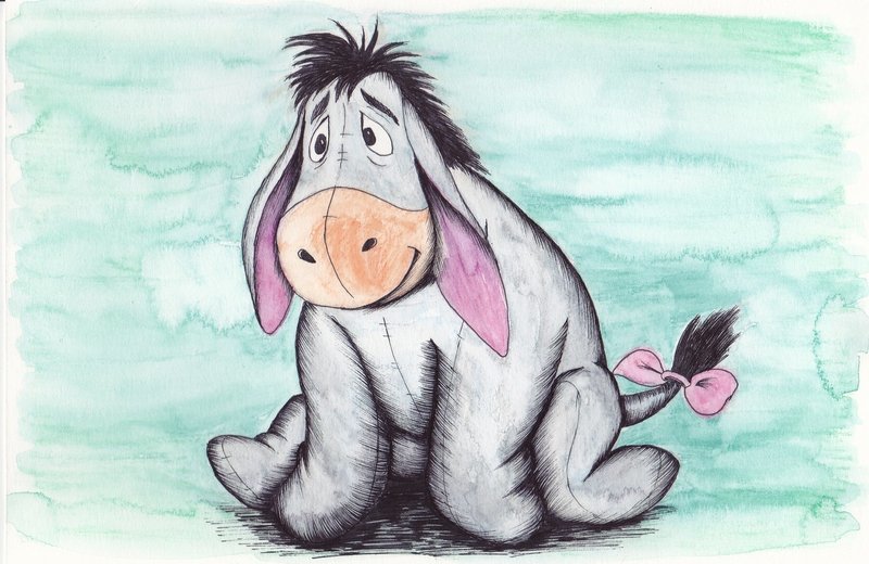 Donkey painting