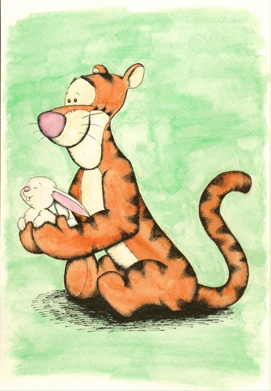 Tiger painting