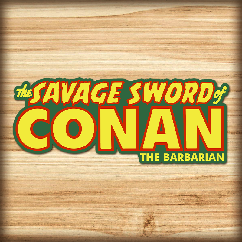 Waterproof sticker - Barbarian Comic Variation 6