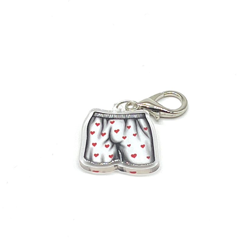 Acrylic Lanyard Charm - Carl's Boxers