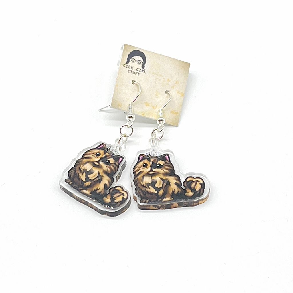 Princess Donut acrylic charm earrings