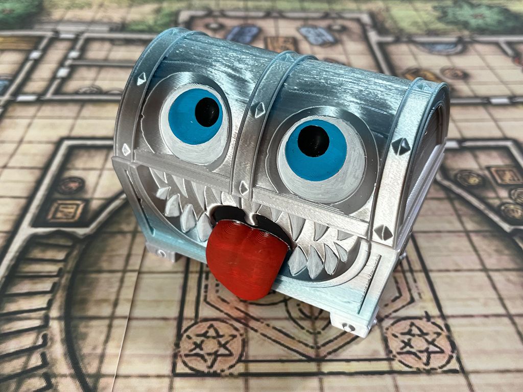 Mimic Dice Box - Gradient Blue, Gray, White Mimic Dice Box - Gradient Blue, Gray, White