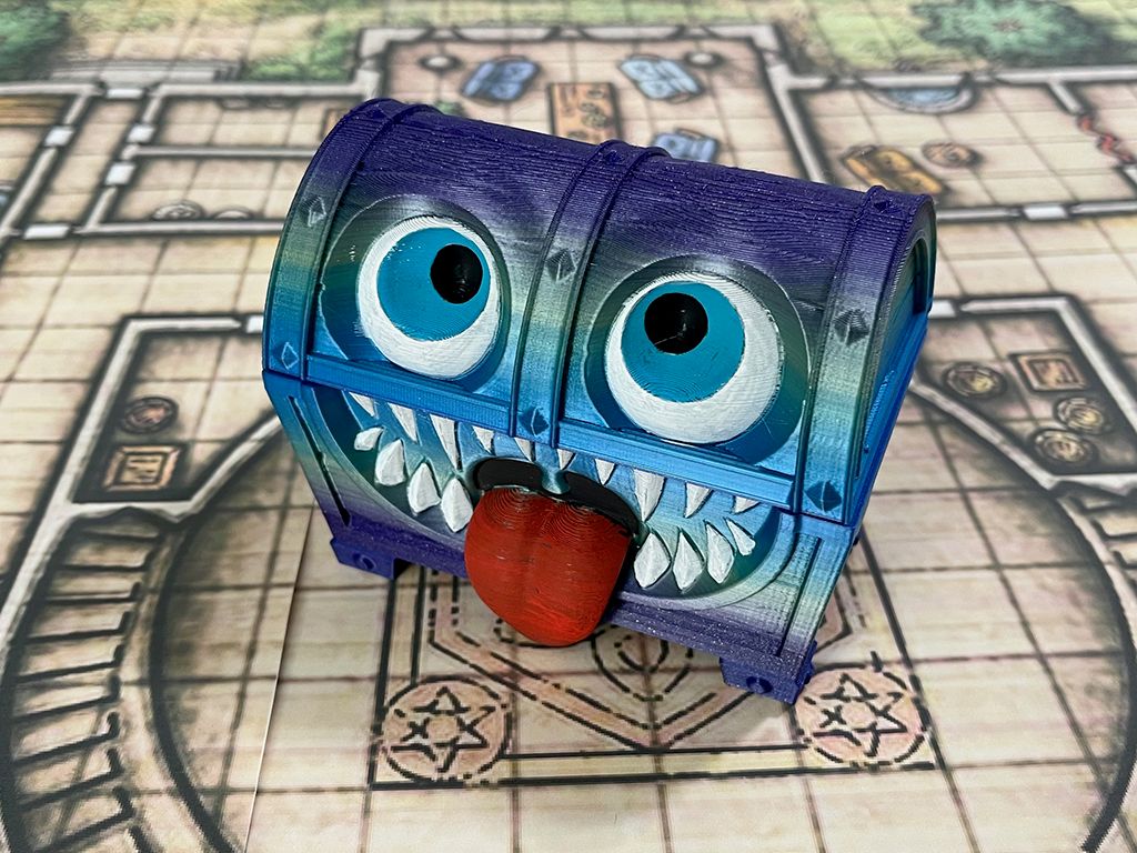 Mimic Dice Box - Gradient Blue and Green Mimic Dice Box - Gradient Blue and Green