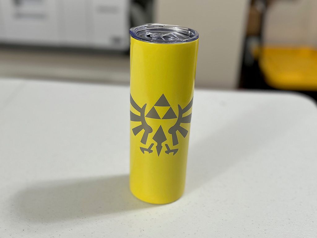 20 oz Steel Tumbler - Tri Force 20 oz Steel Tumbler - Tri Force