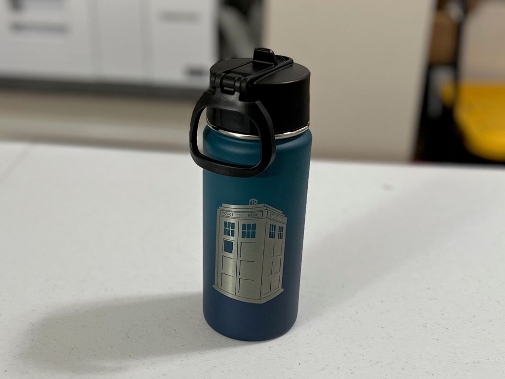 16 oz Steel Tumbler - Tardis