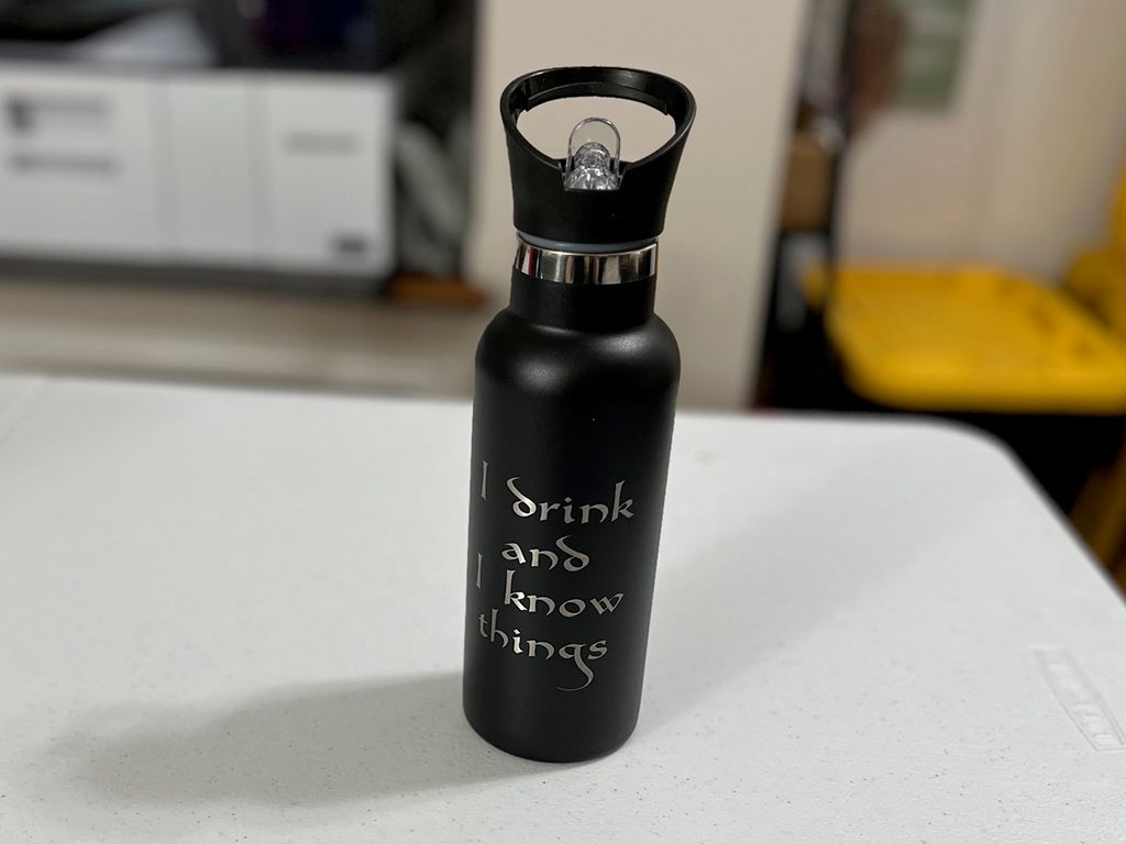 17 oz Steel Tumbler - I Drink and I Know Things