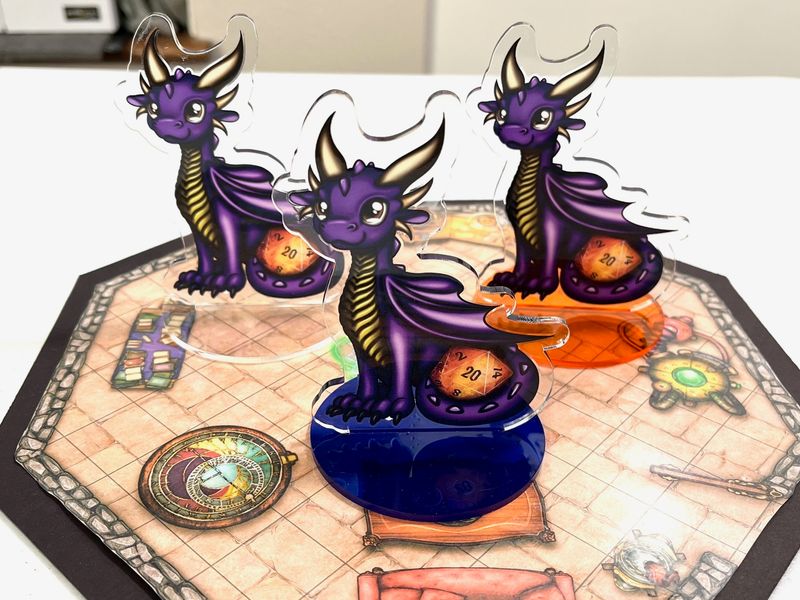 Jemma the Dragon - Huge Acrylic Standee