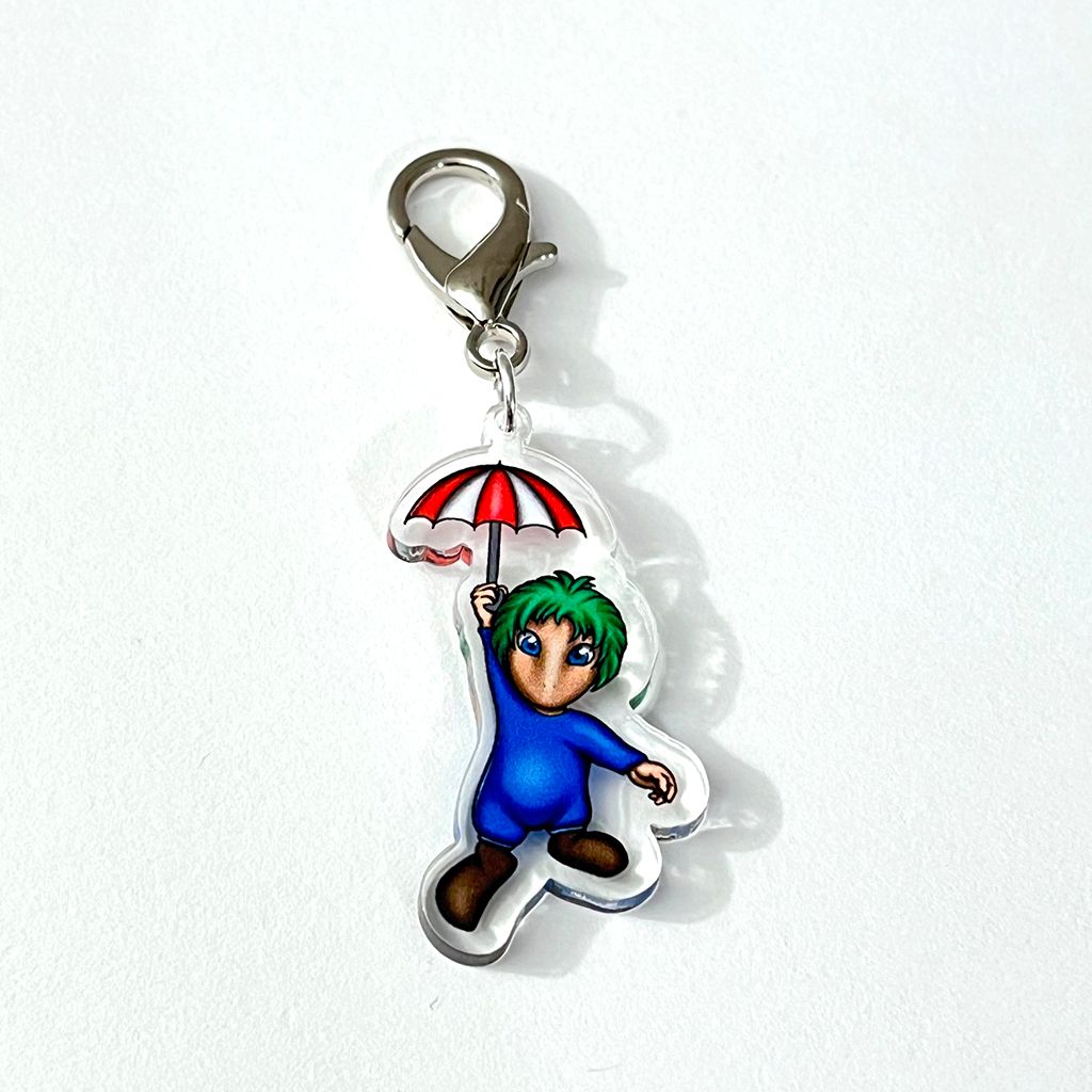 Acrylic Lanyard Charm - Lemming