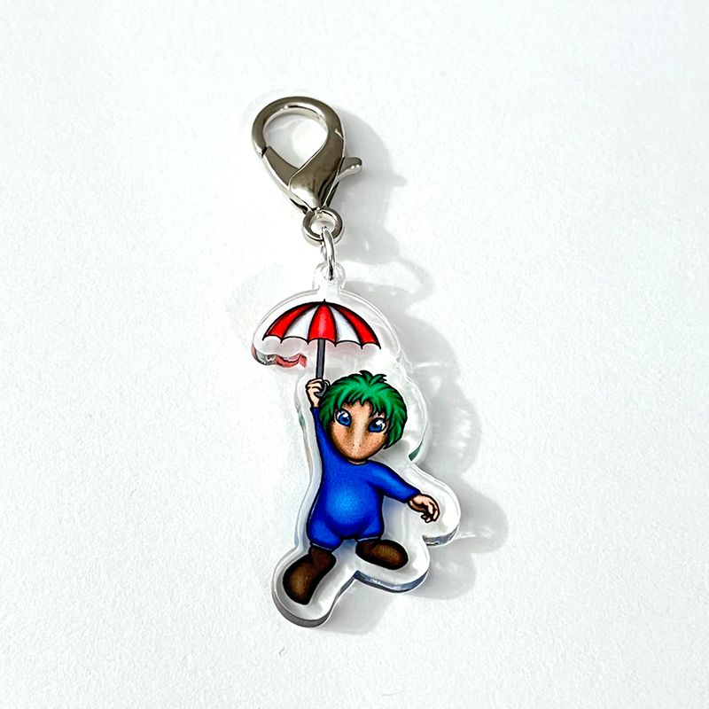 Acrylic Lanyard Charm - Lemming